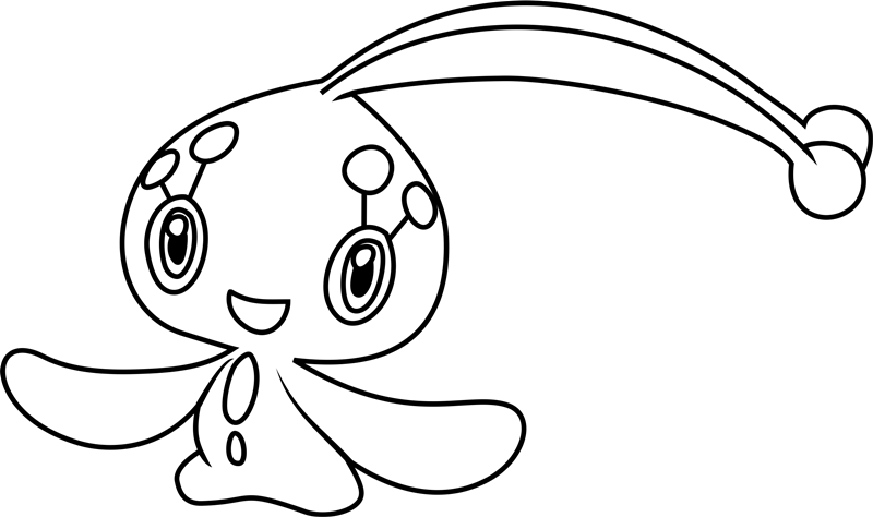 Manaphy Coloring Pages