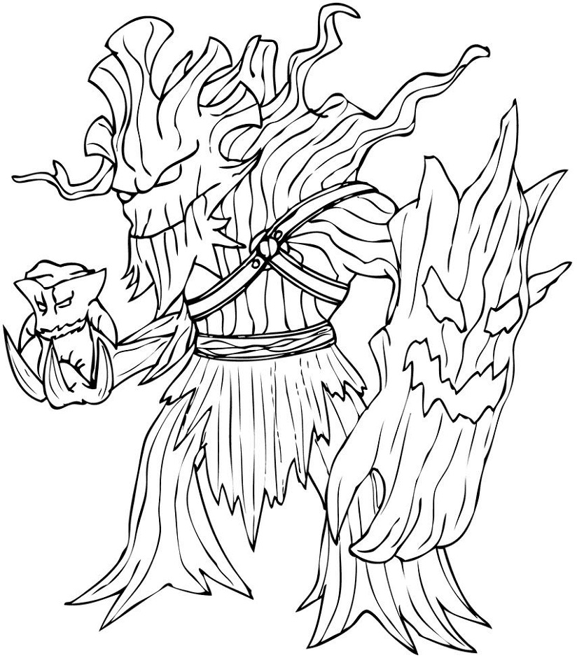 Maokai Coloring Pages