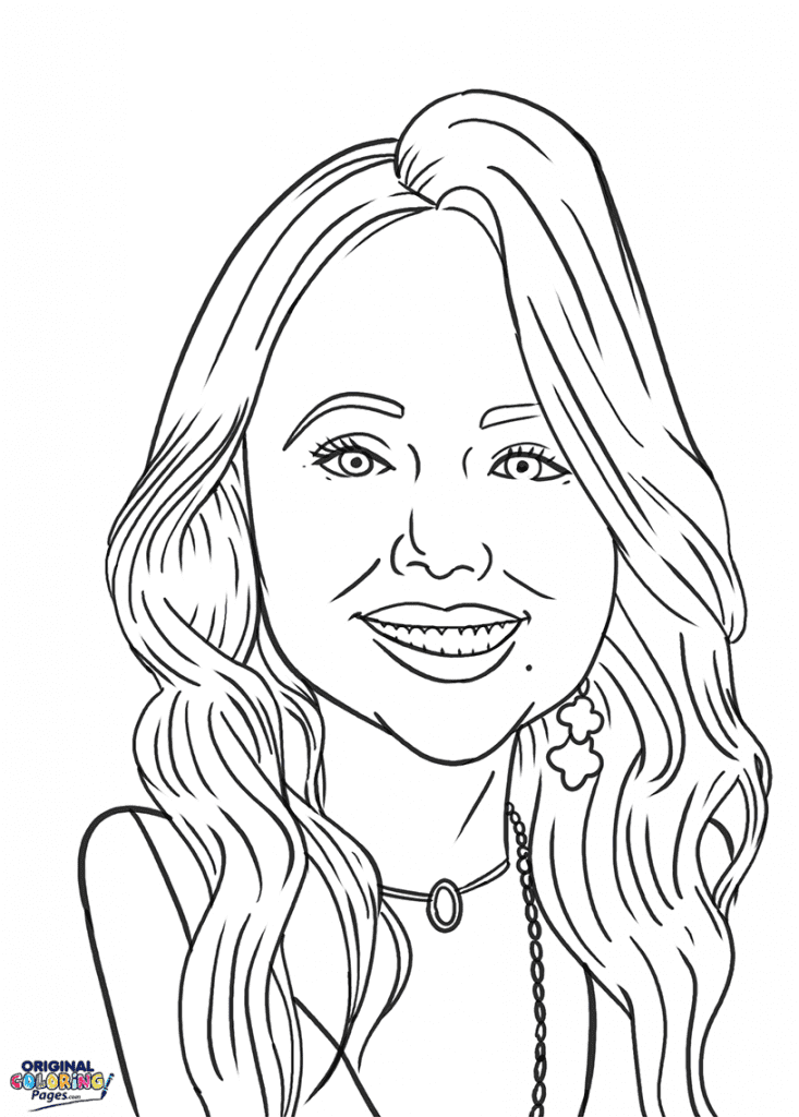 Mariah Carey Celebrity Coloring Pages