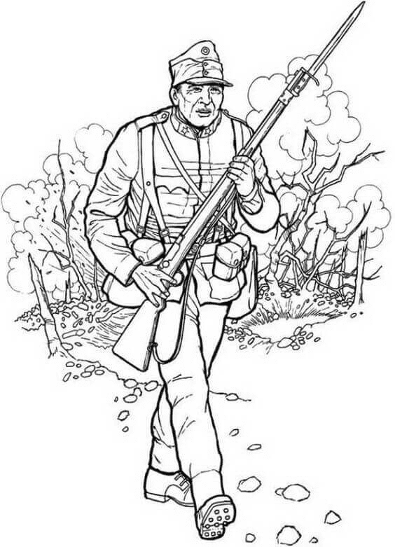 Mark On A Mission Coloring Page