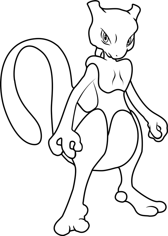 Coloriage Mewtwo