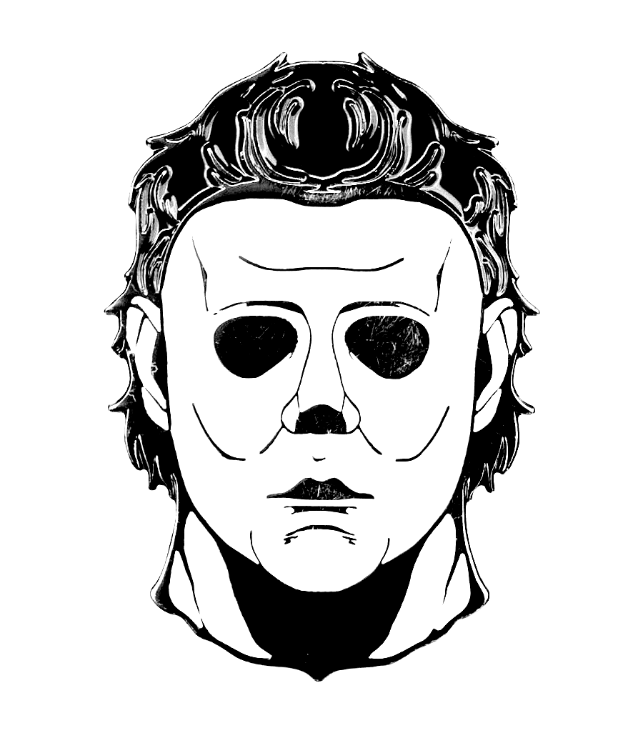 Michael Myers Mask Coloring Pages