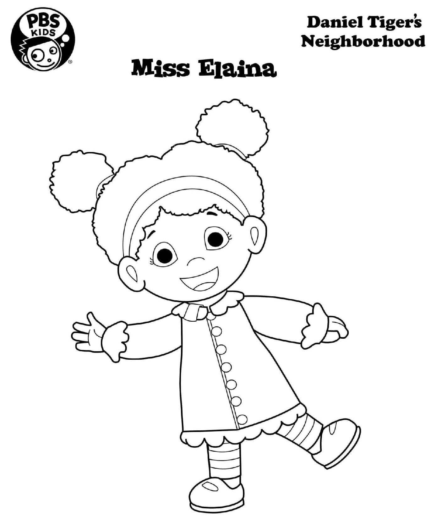 Miss Elaina Coloring Pages