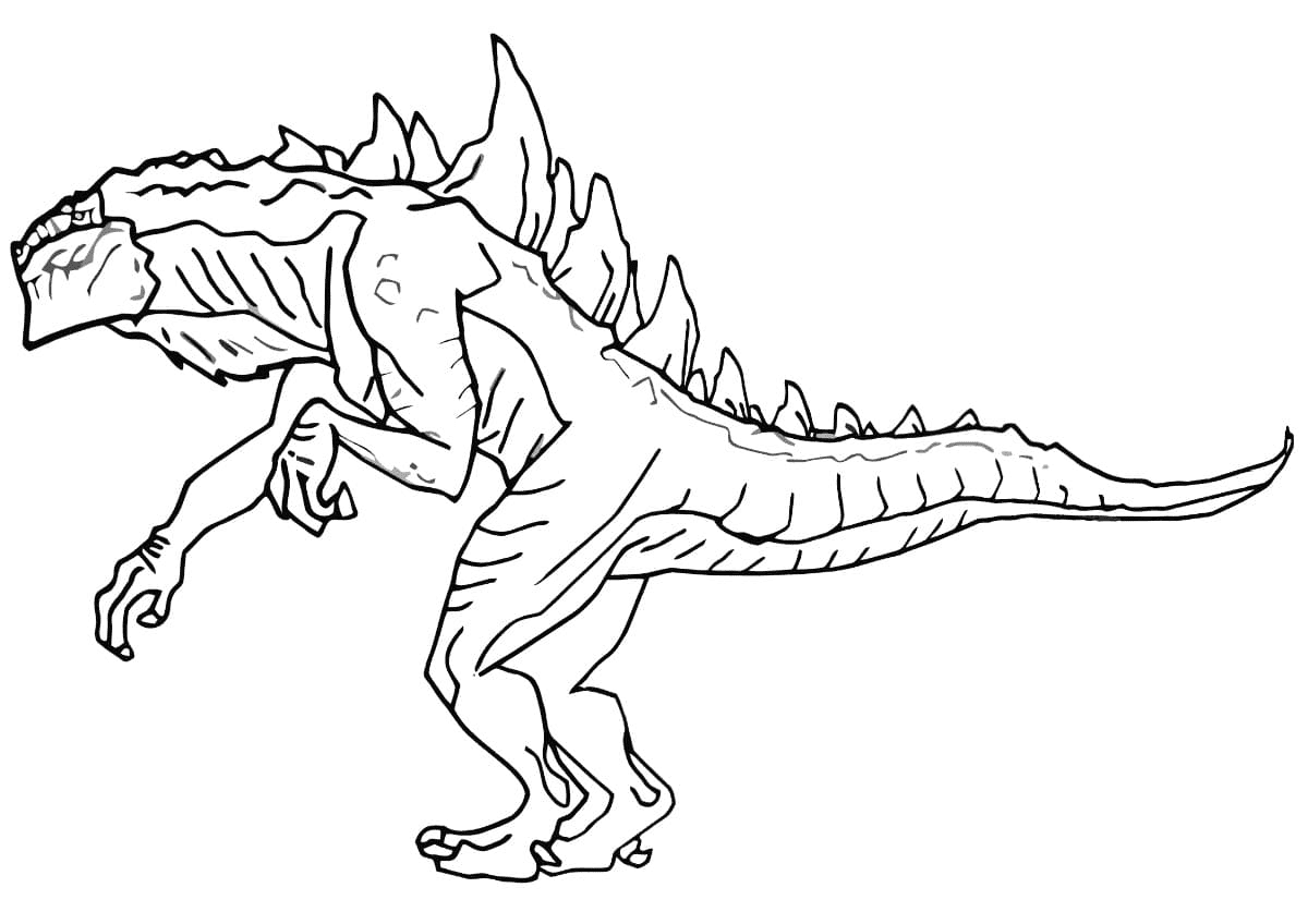 Monster Godzilla Image Coloring Pages