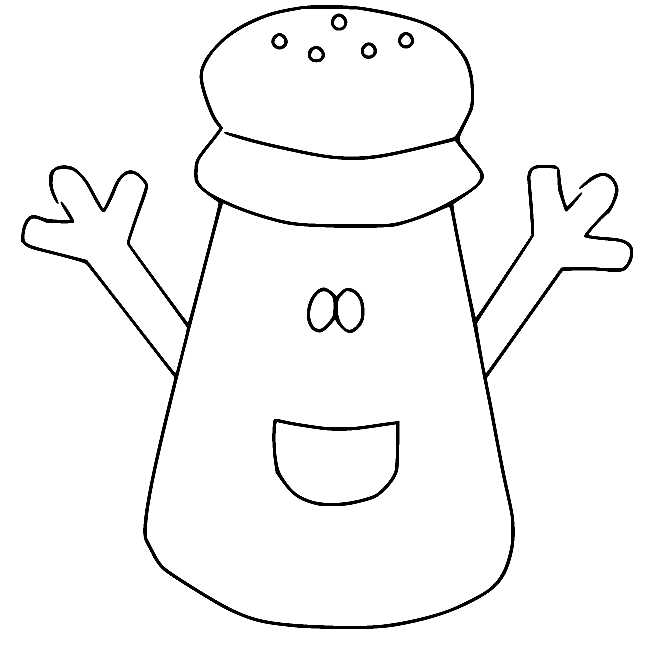 Mr Salt from Blues Clues Coloring Page