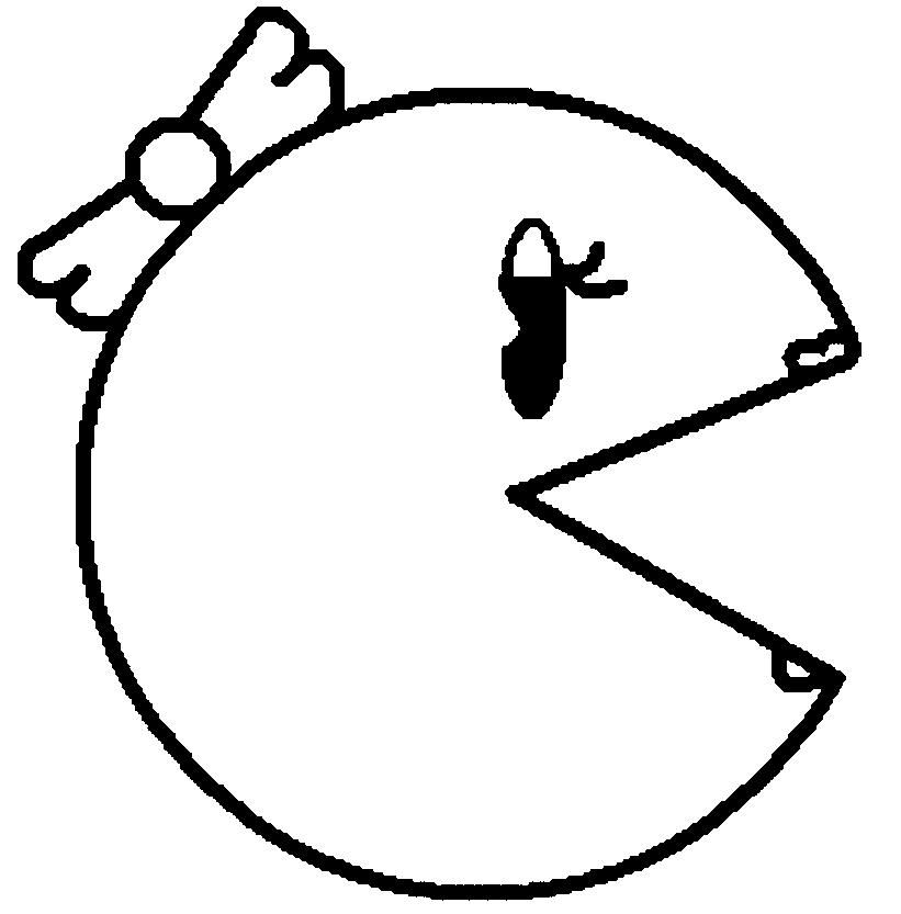 Ms Pac Man Coloring Pages