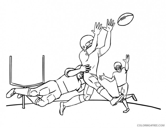 NFL American Football Player Coloring Page