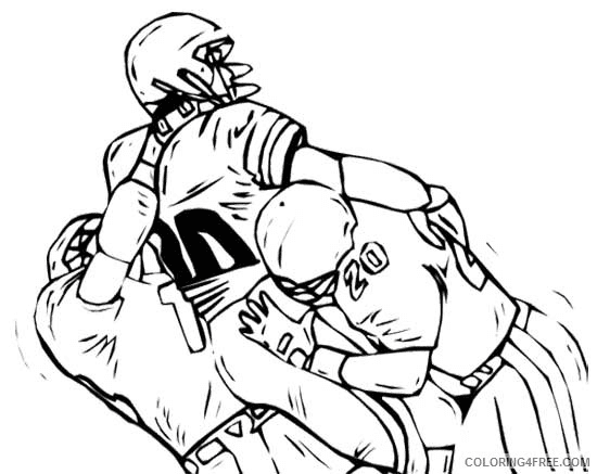 NFL Football Player Coloring Page