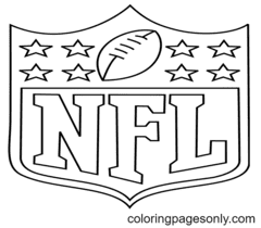 Páginas para colorir da NFL