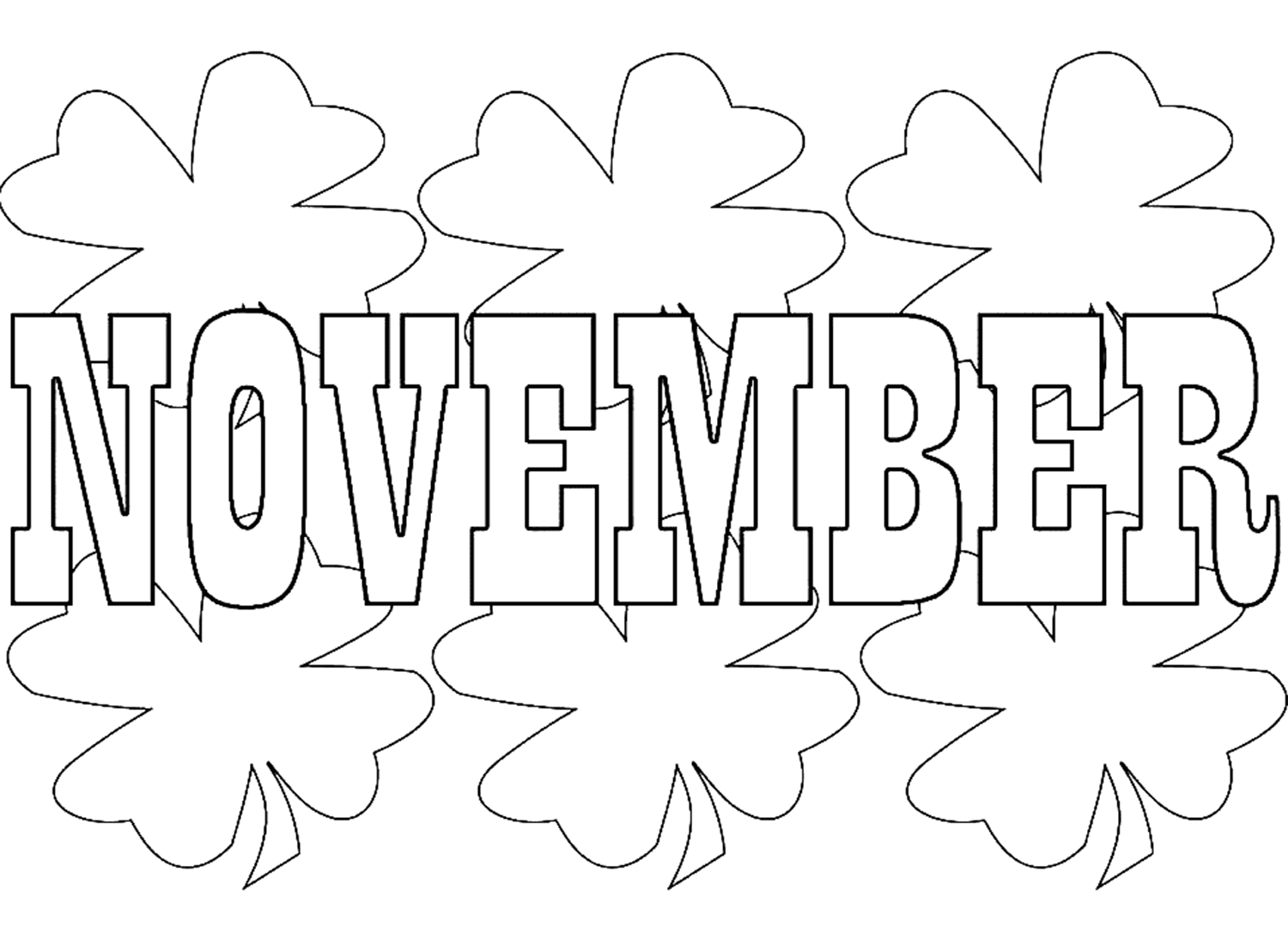 November Month Free from November
