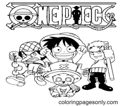 One Piece Kleurplaten