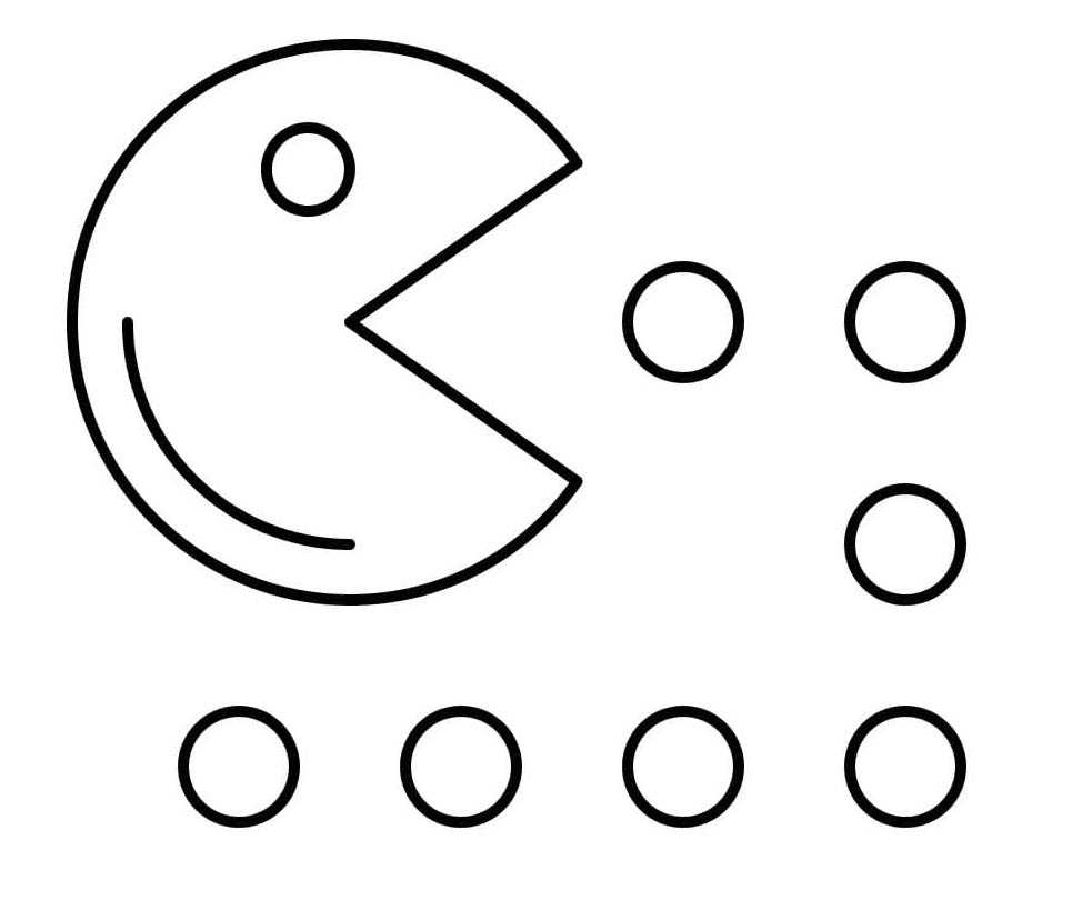 Pac Man Printable Free Coloring Pages Pac Man Coloring Pages 