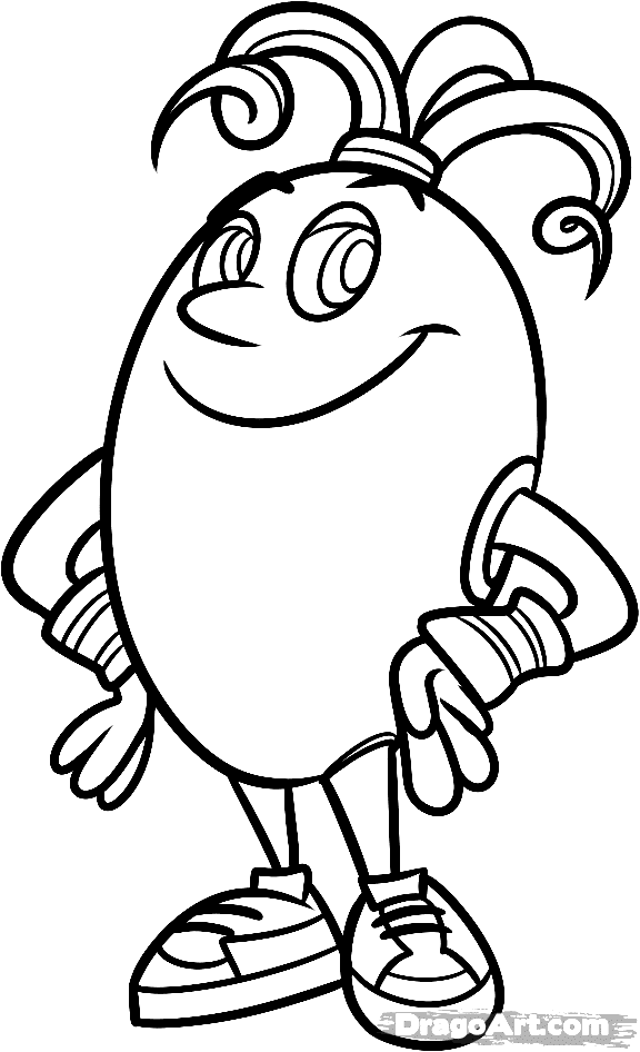 Ms Pac Man Coloring Page - Free Printable Coloring Pages