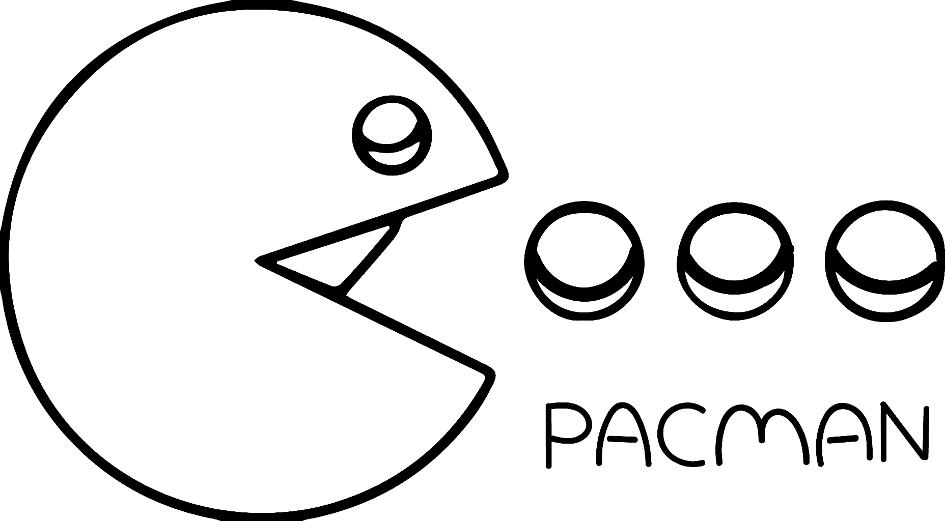 Pacman Coloring Page