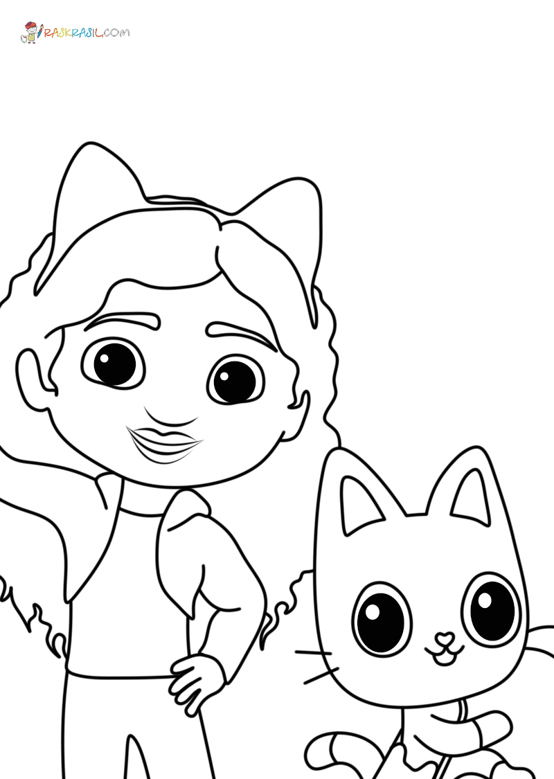 Pandy Paws with Gabby Coloring Pages