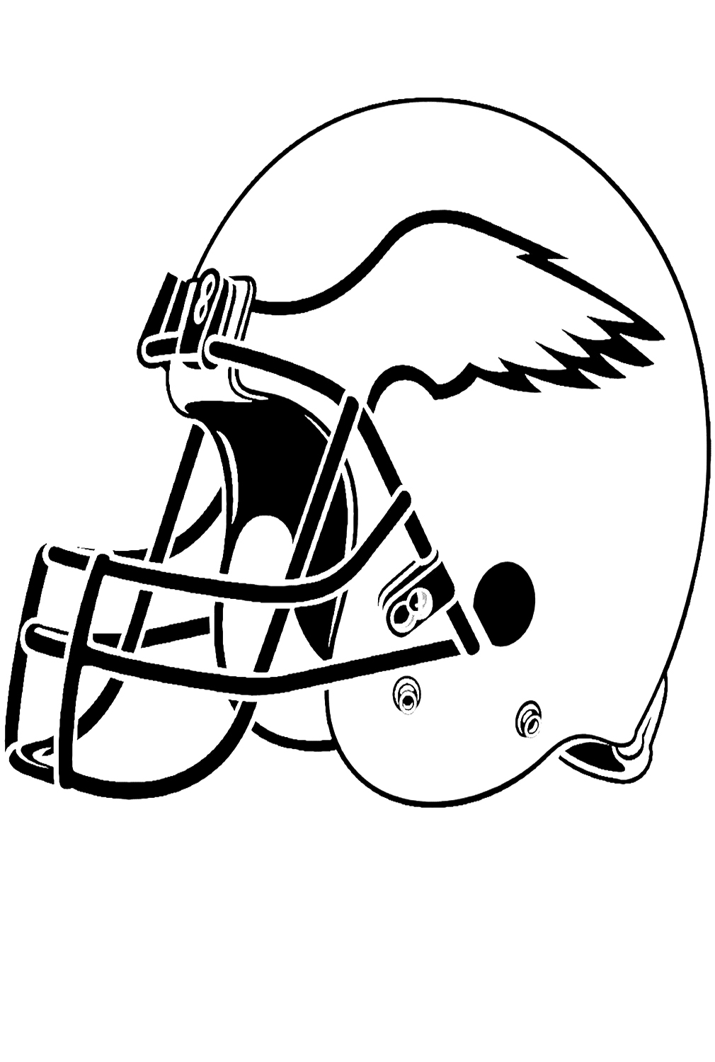 Philadelphia Eagles Helm der NFL