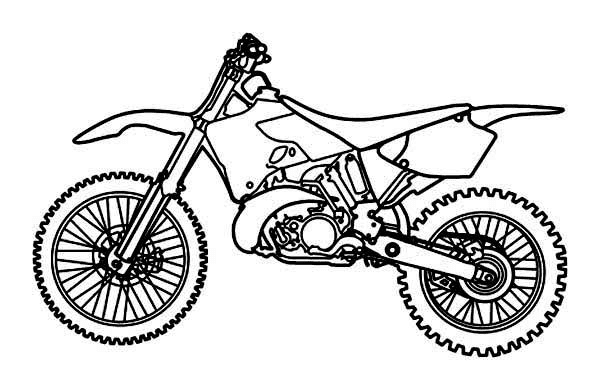 Afbeelding van crossmotor van Dirt Bike