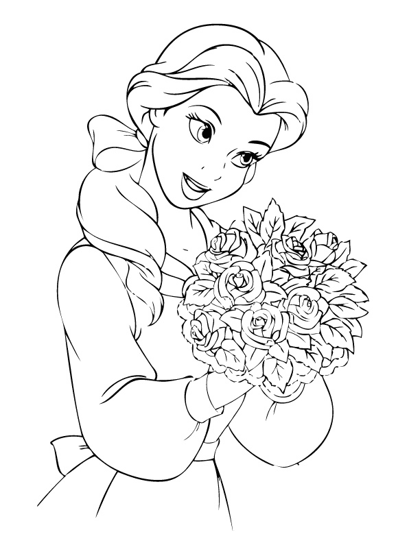 belle coloring pages coloring pages for kids and adults