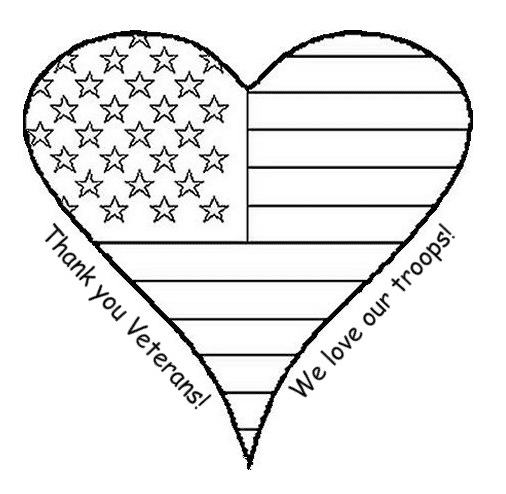 Printable Happy Veterans Day Coloring Pages