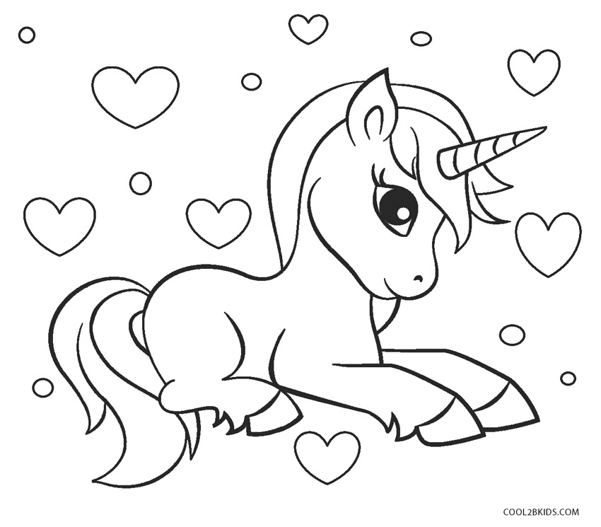 Printable Unicorn Coloring Pages Unicorn Coloring Pages Coloring 