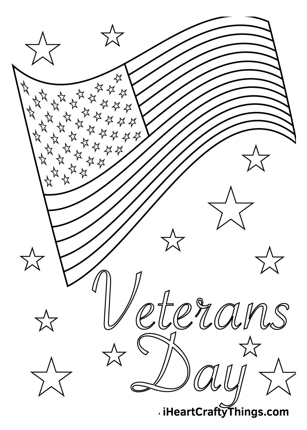 Printable Veteran's Day Coloring Pages