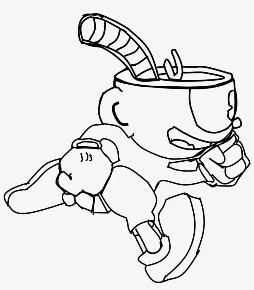 Fine Cuphead Coloring Pages