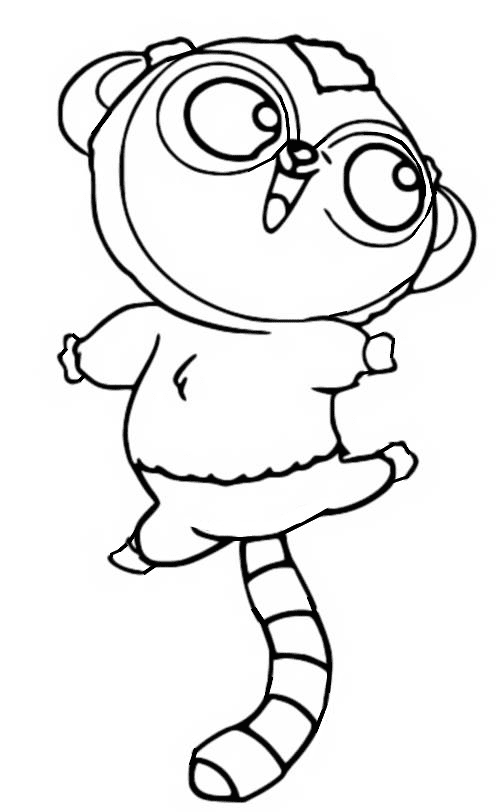 Roodee Coloring Page