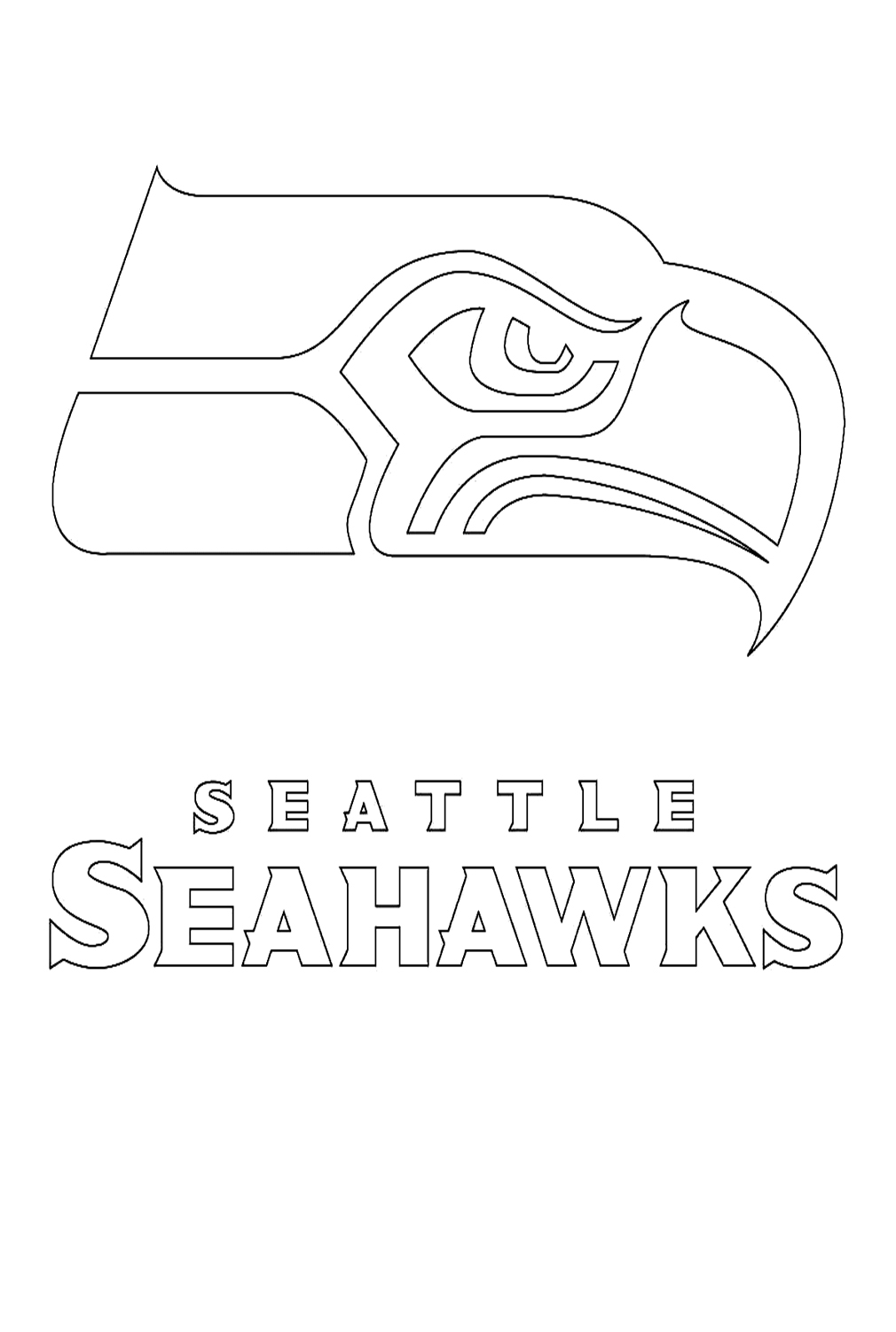 شعار سياتل سي هوكس من اتحاد كرة القدم الأميركي