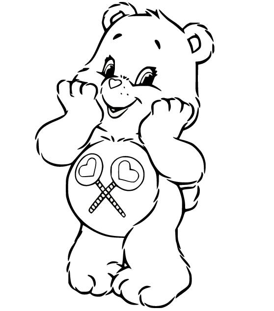 Teilen Sie Bear von Care Bears