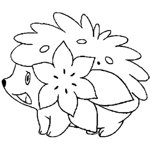 Shaymin em forma terrestre de Pokémon lendário