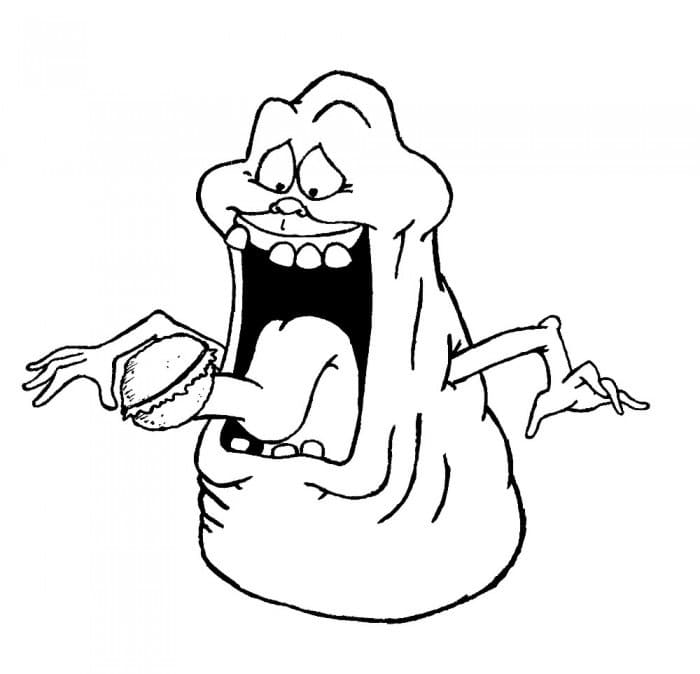 Slime Loves To Eat Well Coloring Page
