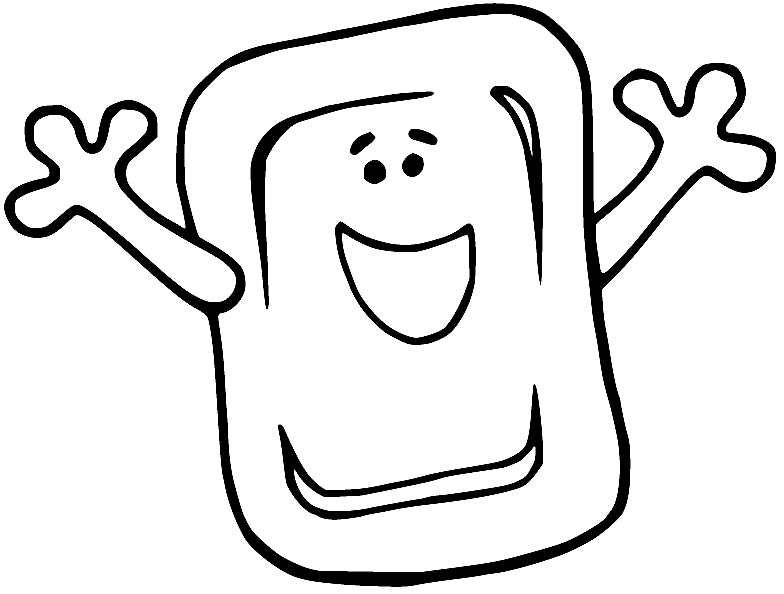 Slippery Soap from Blues Clues Coloring Page