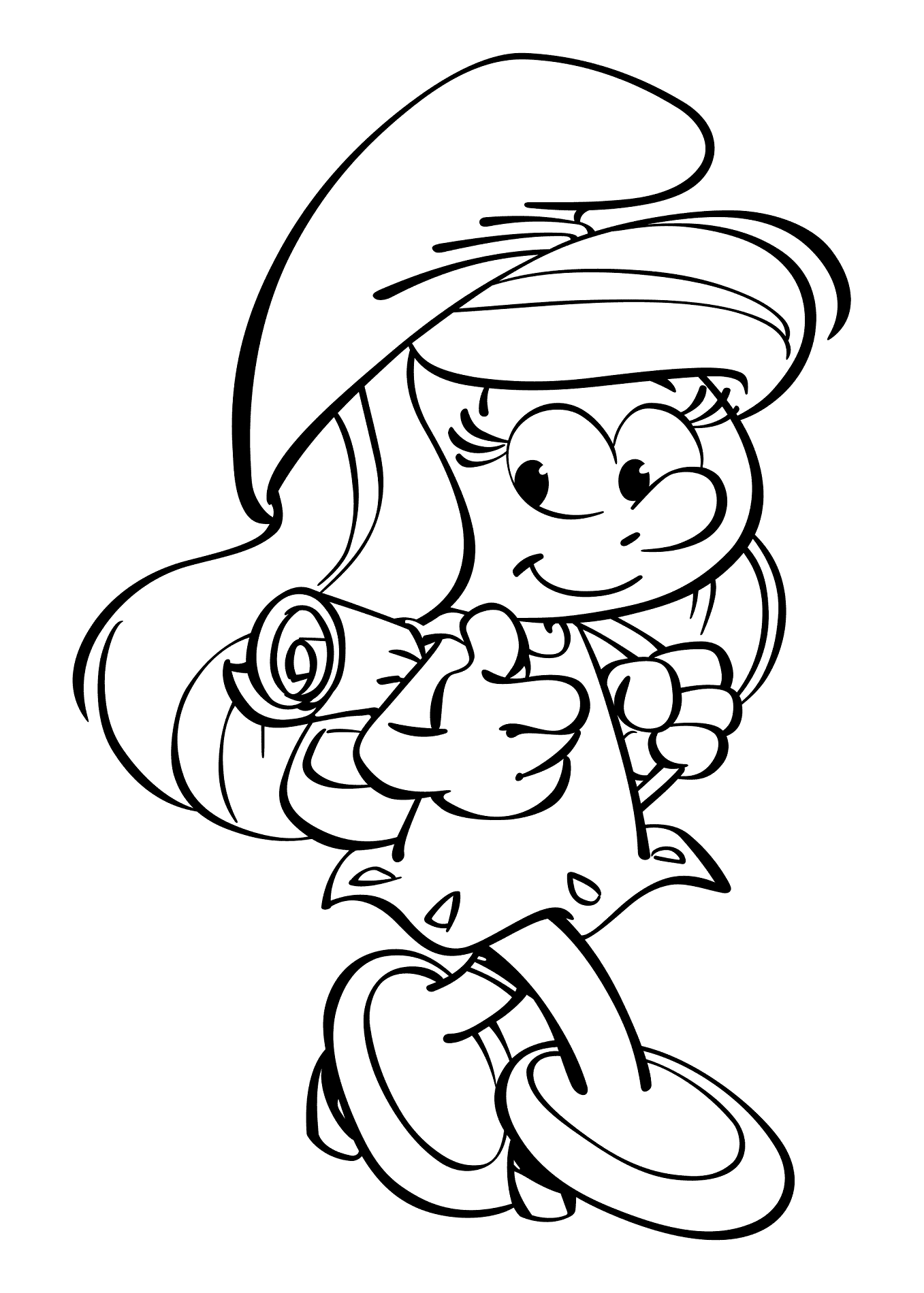 Smurfette From Smurfs The Lost Village Coloring Pages Smurfs Coloring Pages Coloring Pages 