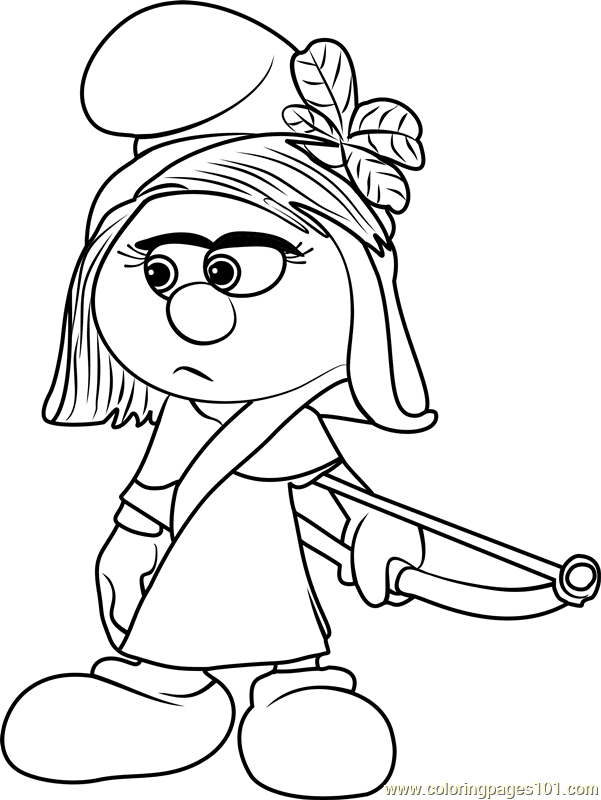 Smurfstorm Coloring Page