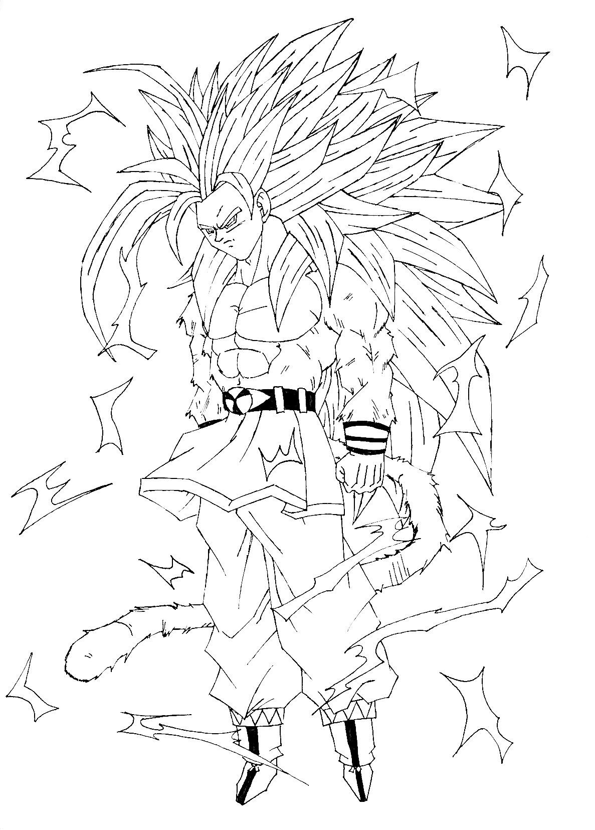 Super Sayian 6 Vegeta Free Colouring Pages - vrogue.co