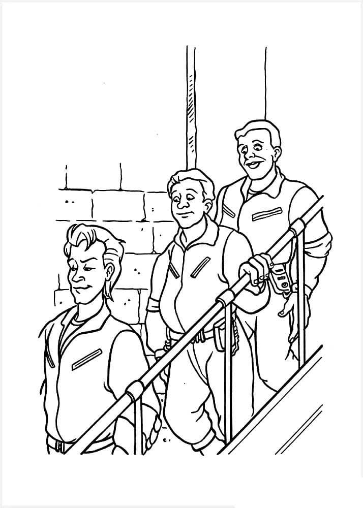 Stairs To The Basement To The Ghosts Coloring Pages