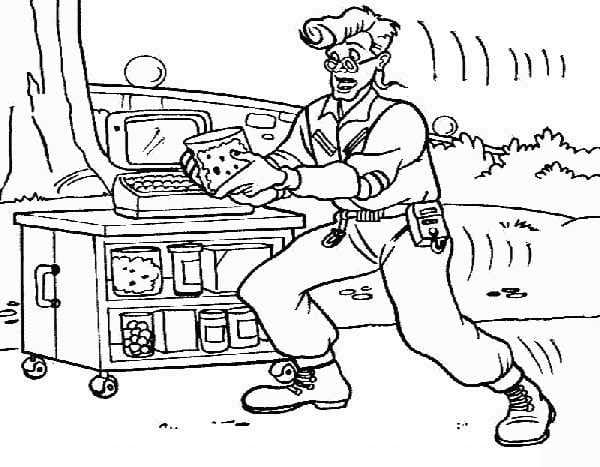 Approach Of Ghostbusters Coloring Page