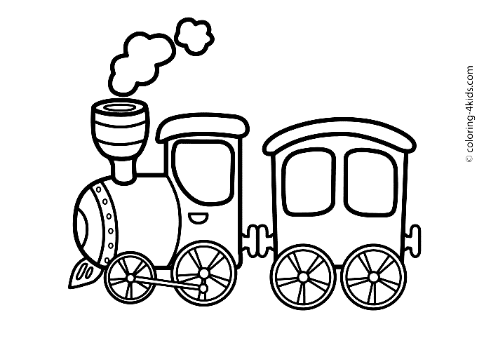 Trenino giocattolo stampabile da Train