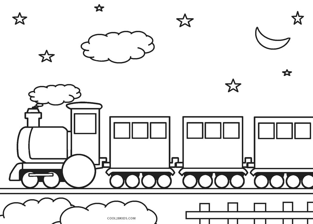 Train Picture Coloring Pages