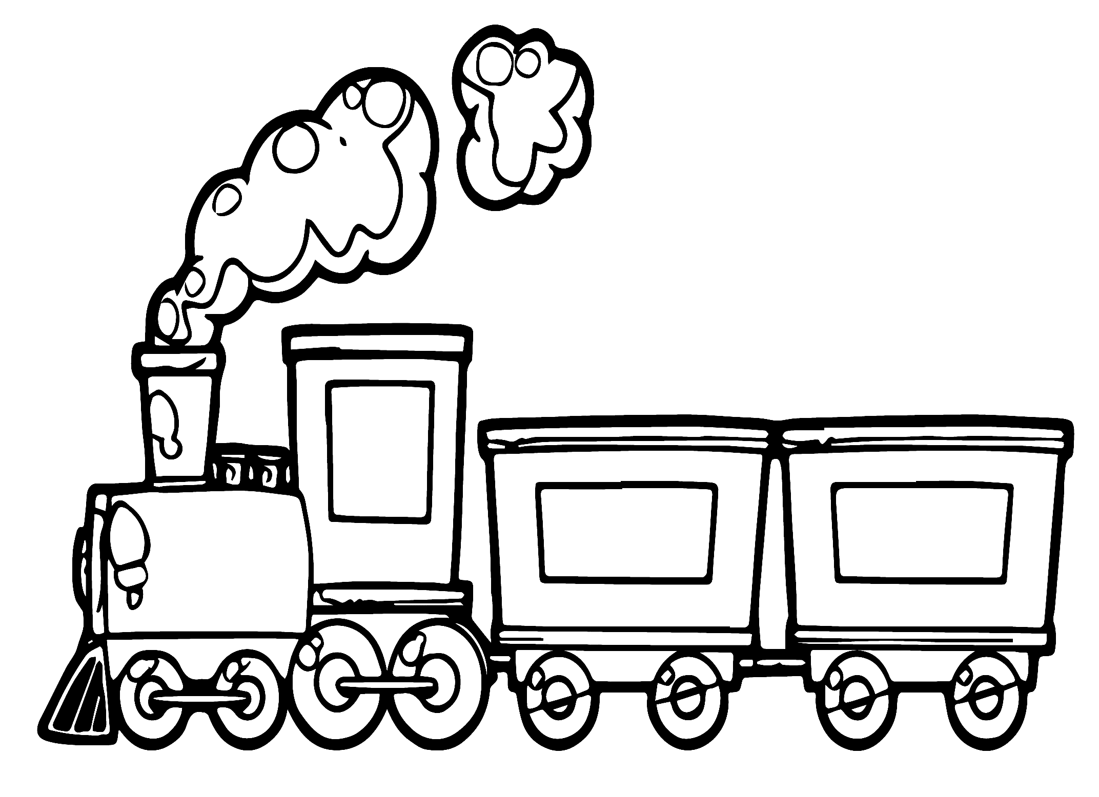 Train Coloring Pages For Kids Train Coloring Pages For Kids