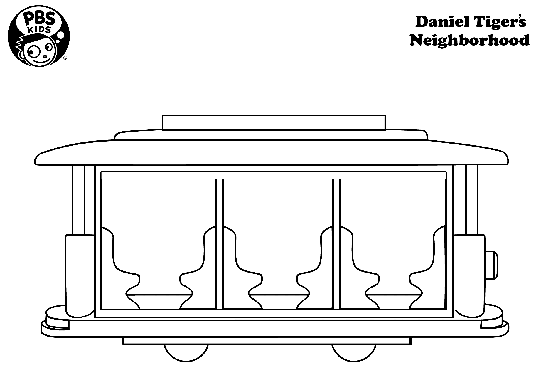Trolleybus Coloring Page