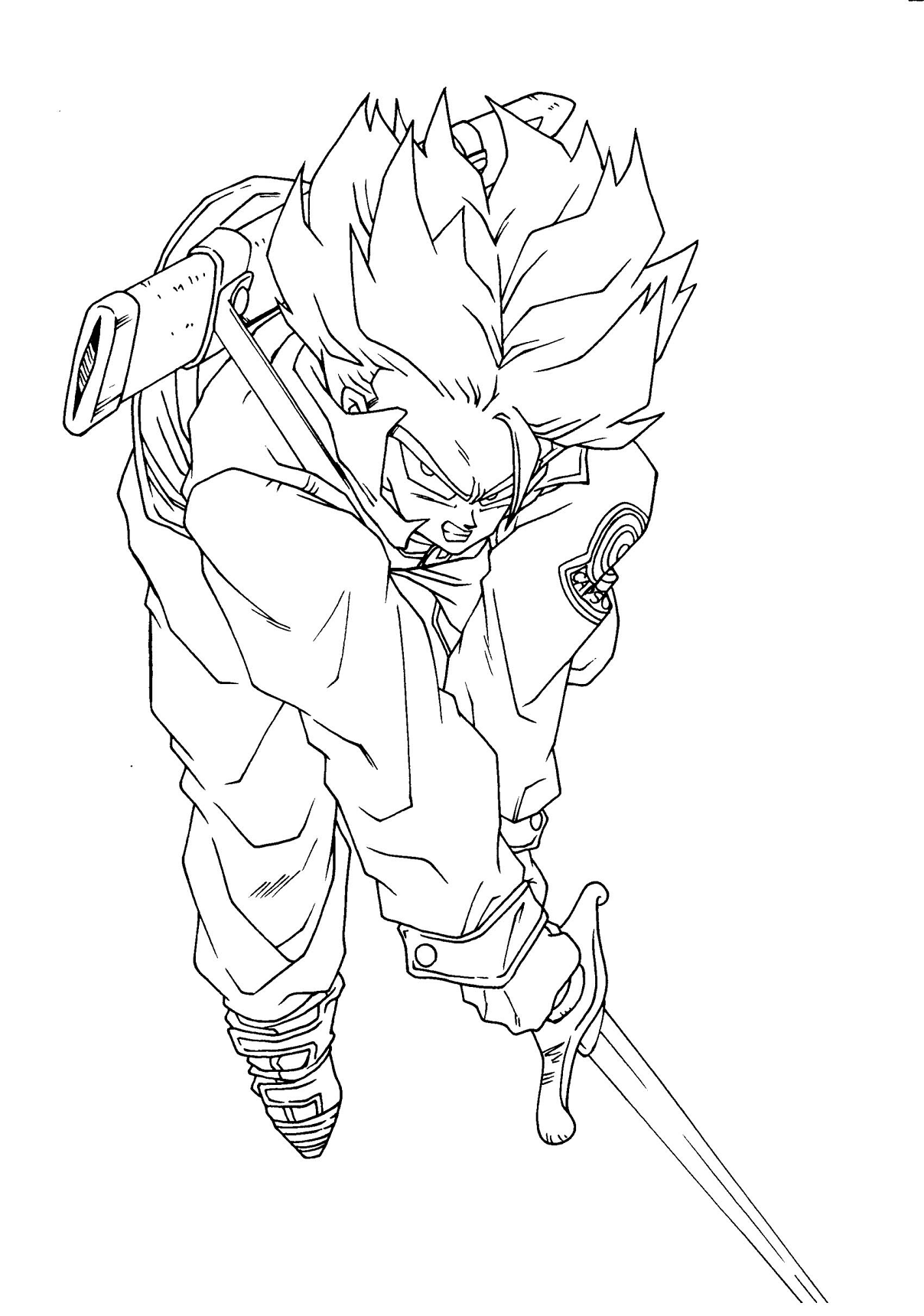 Trunks Coloring Page