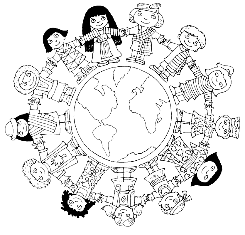 Universal Children’s Day Coloring Page
