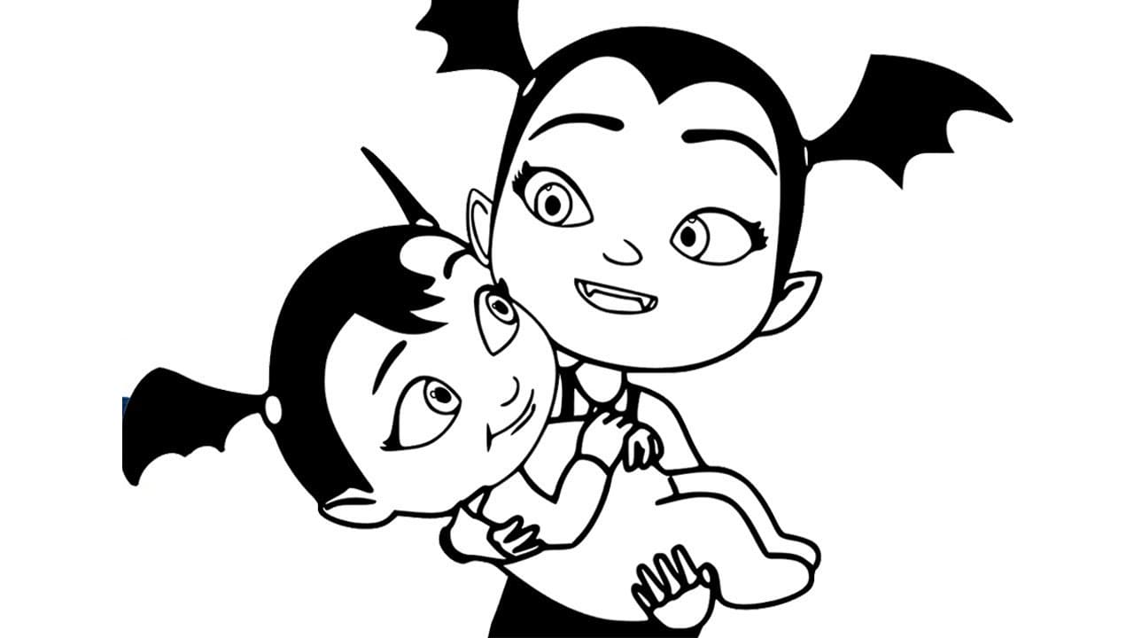 Vampirina berce sa petite sœur de Vampirina