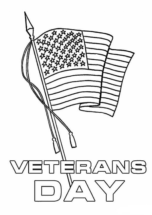 Veterans Day Printable Coloring Page