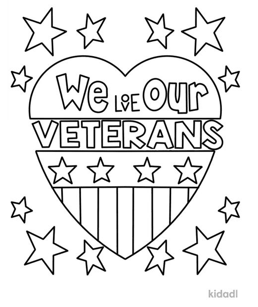 Nós amamos nossos veteranos do Dia dos Veteranos