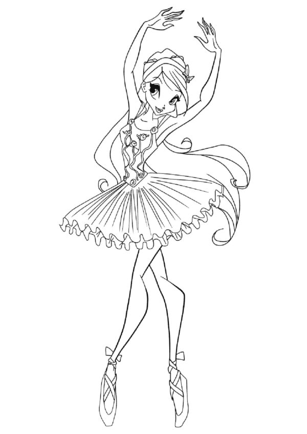 Winx - Ballerina Coloring Pages