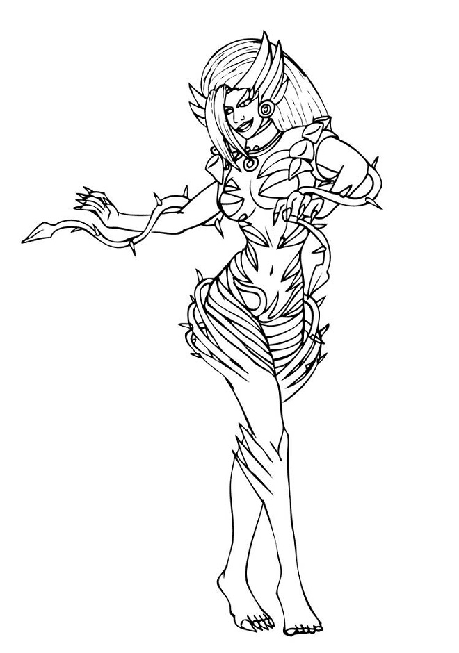 Zyra Coloring Pages