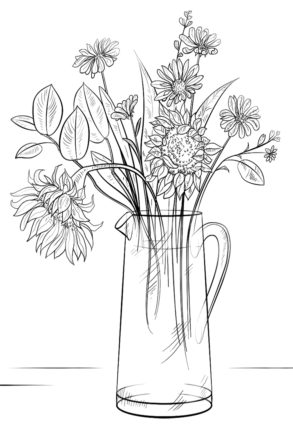 Bouquet de fleurs de tournesol