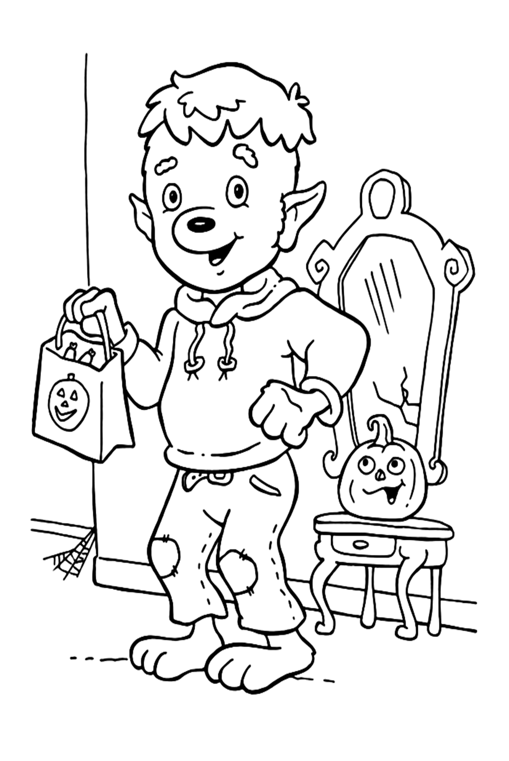 Werewolf Coloring Pages Printable Werewolf Coloring Pages Coloring 